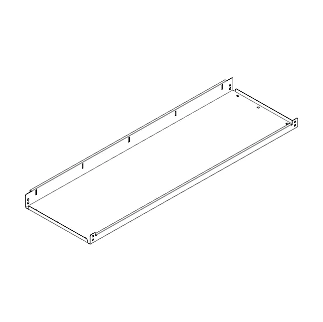 ABLAGEPLATTE FÜR REGAL MIT BEHÄLTER ART.K3 GELB 1521X161X260