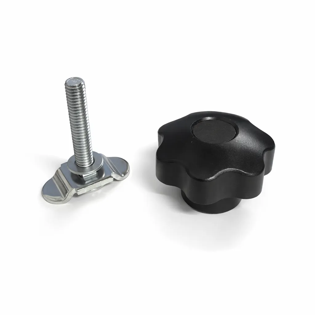 Schraubfitting M8x50 mit durchschraubbarem Kunststoff